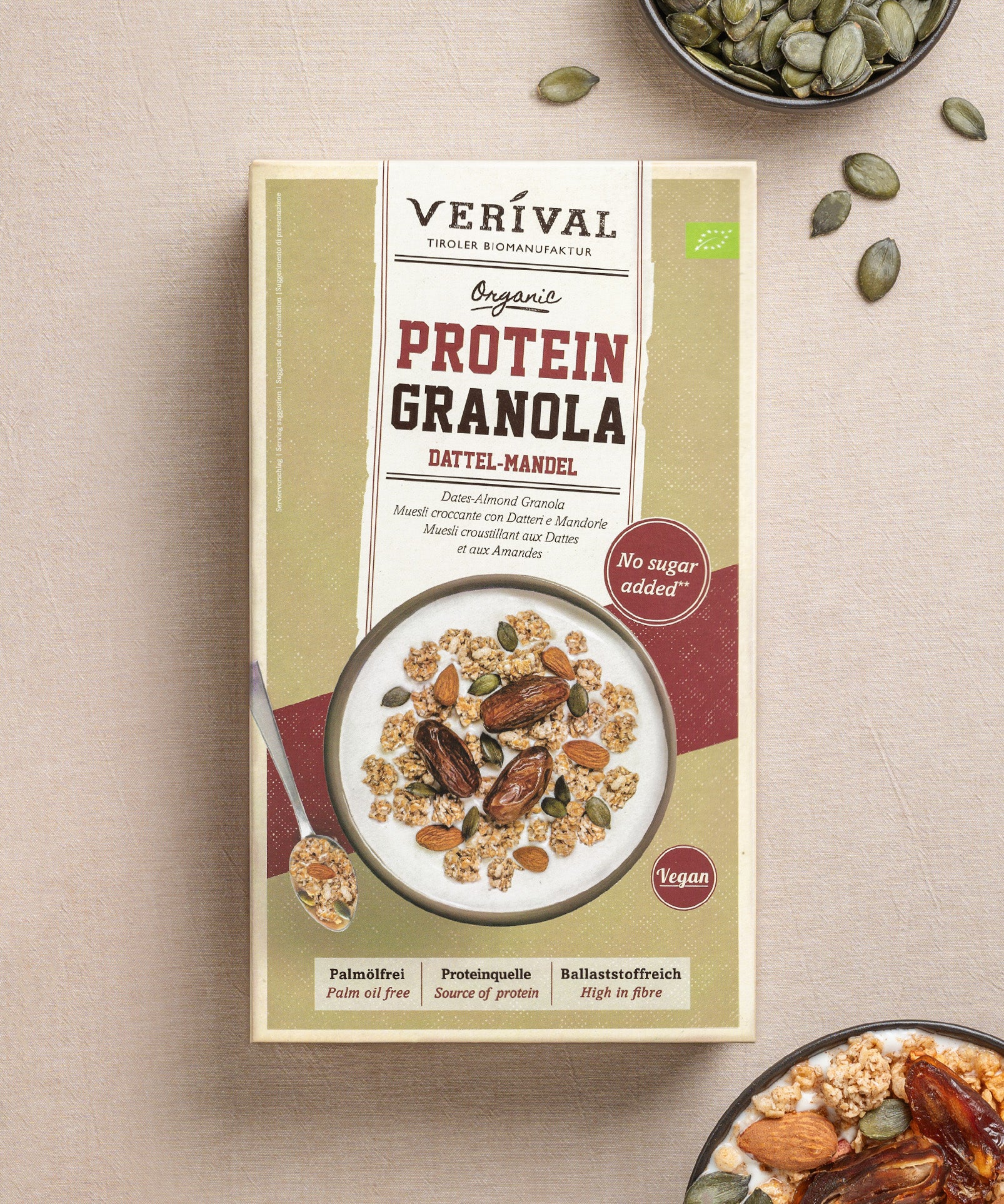 40341 - Protein Granola Dattel-Mandel, 325g